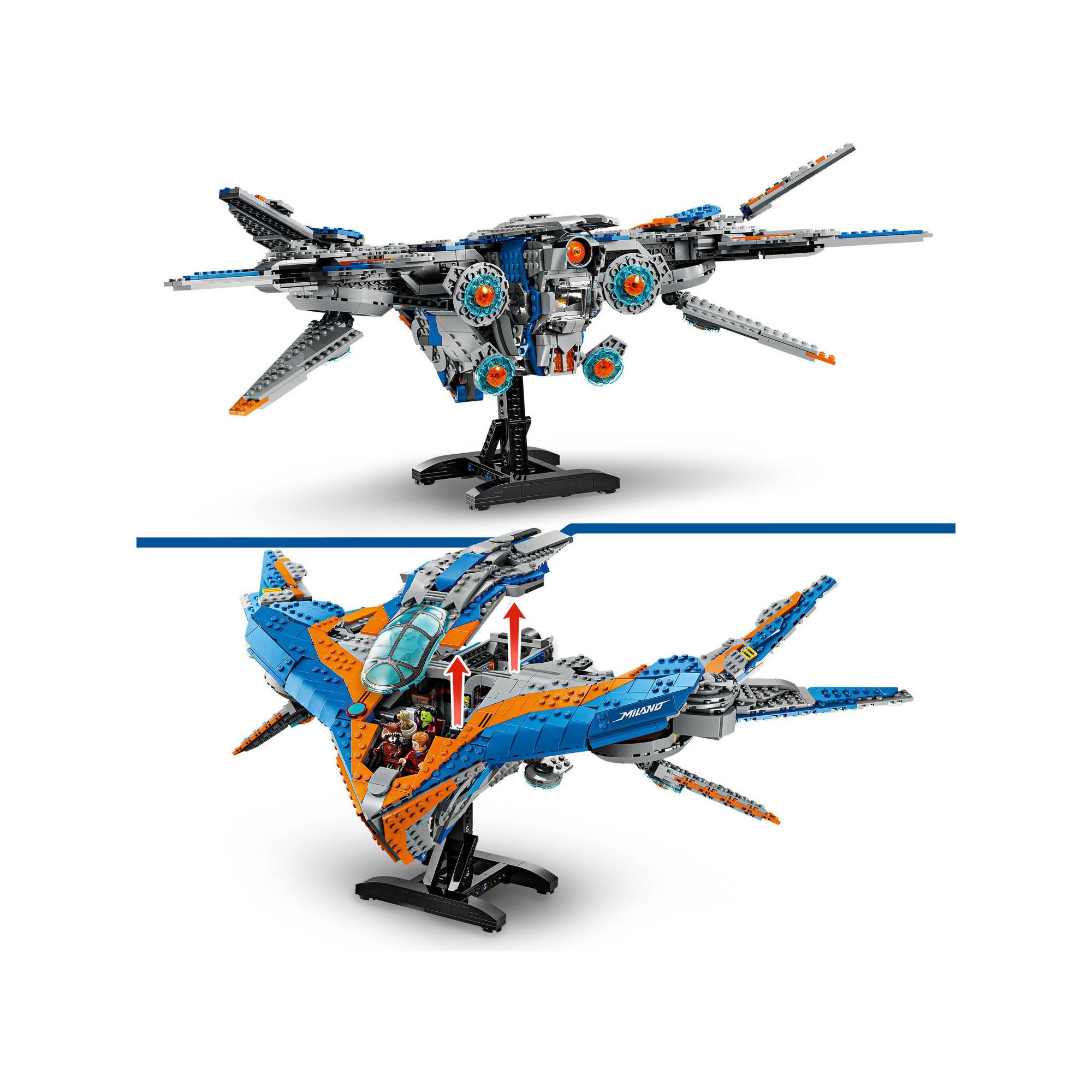 LEGO®  76286 Les Gardiens de la Galaxie : le vaisseau Milan 