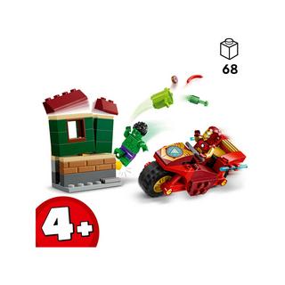 LEGO®  76287 Iron Man con moto e The Hulk 