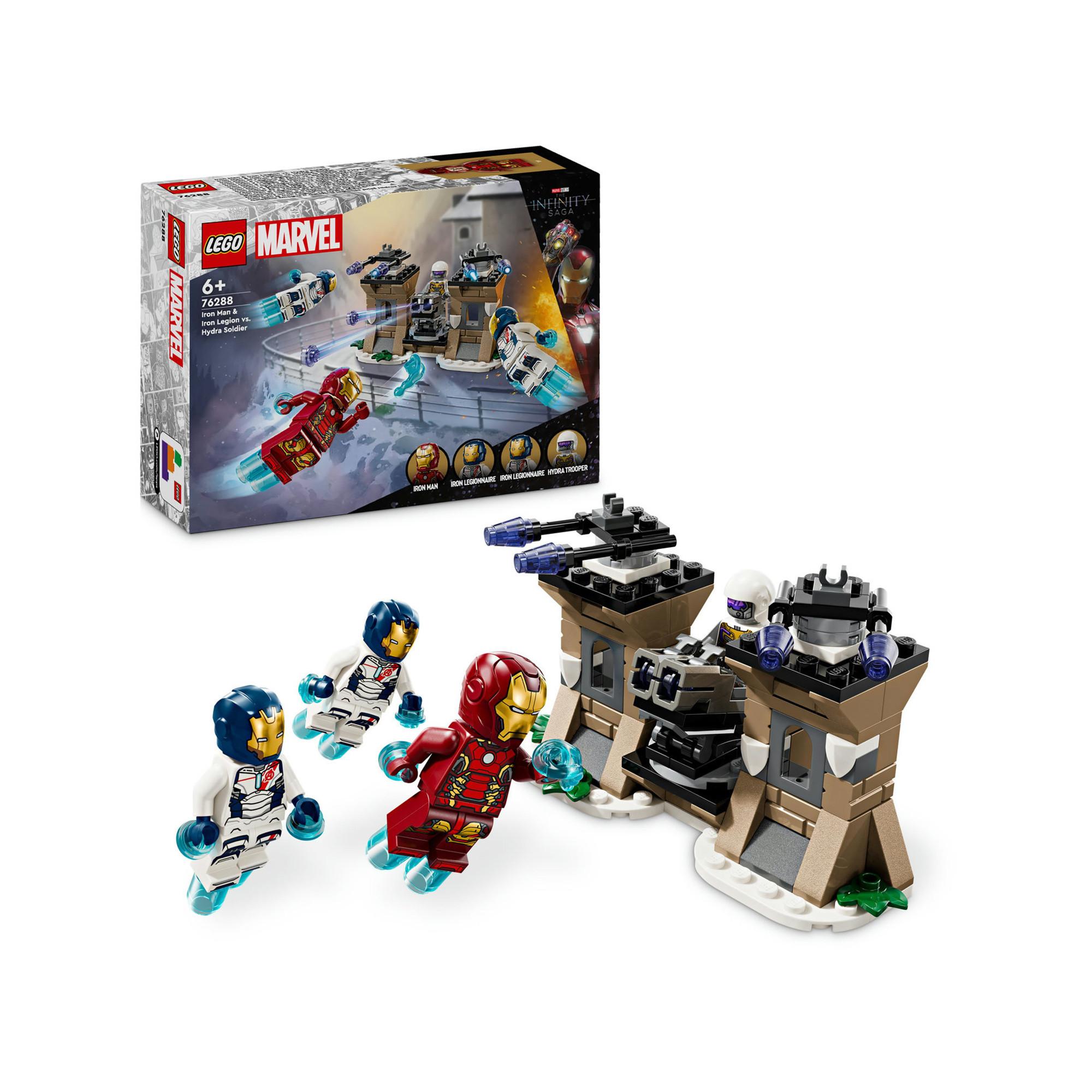 LEGO®  76288 Iron Man e Legione di ferro vs. Soldato Hydra 