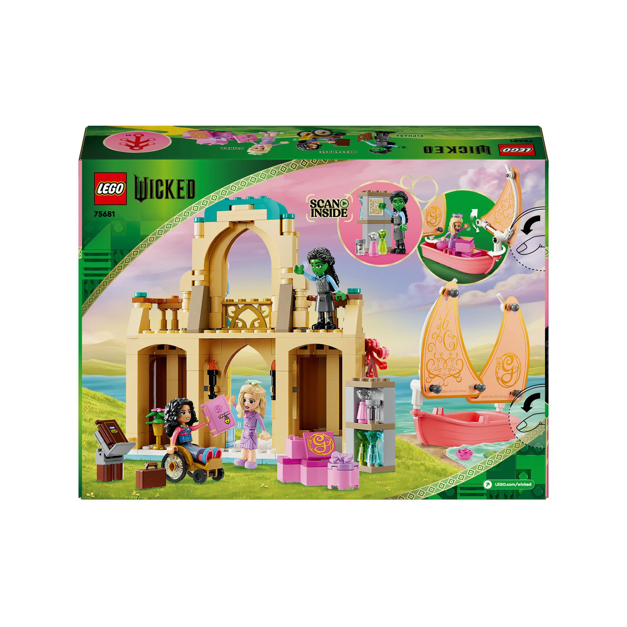 LEGO®  75681 Glinda, Elphaba e Nessarose all’Università di Shiz 