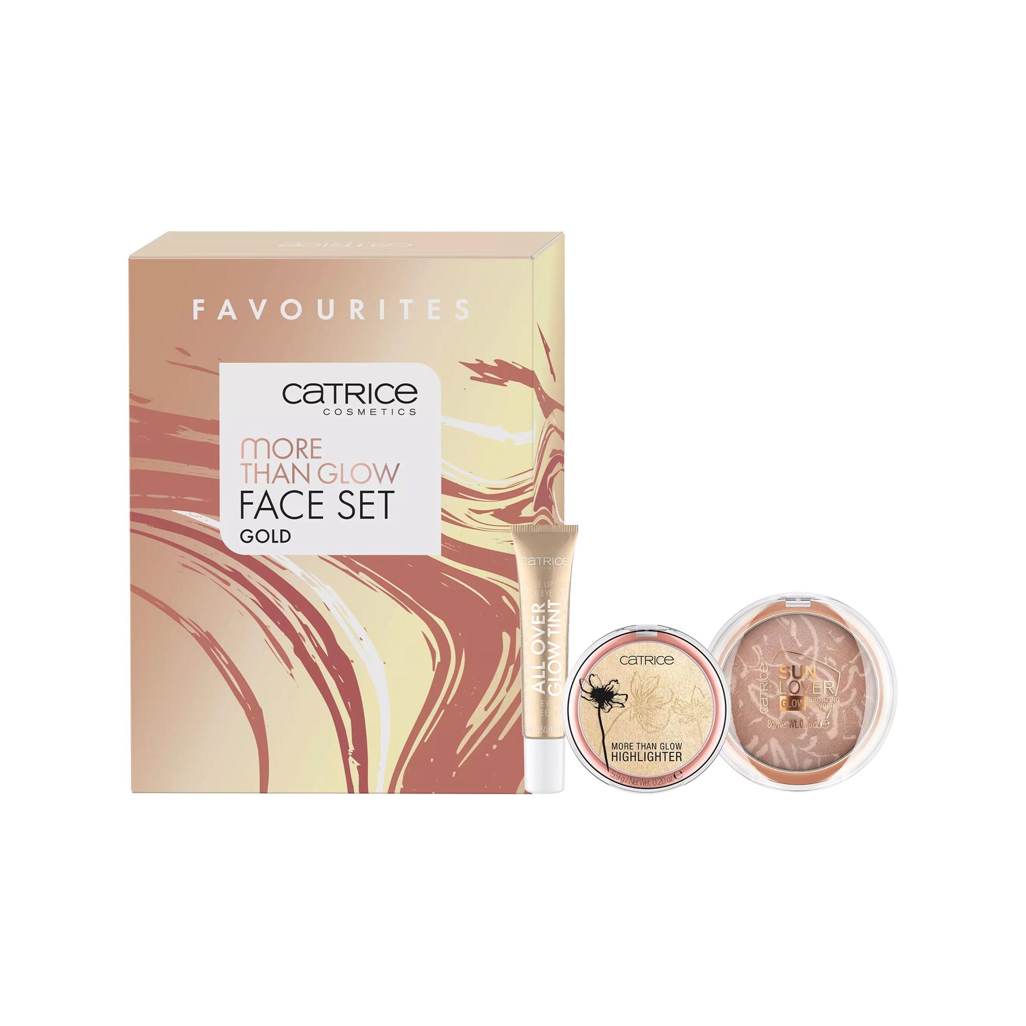 CATRICE More Than Glow Face Set Gold 