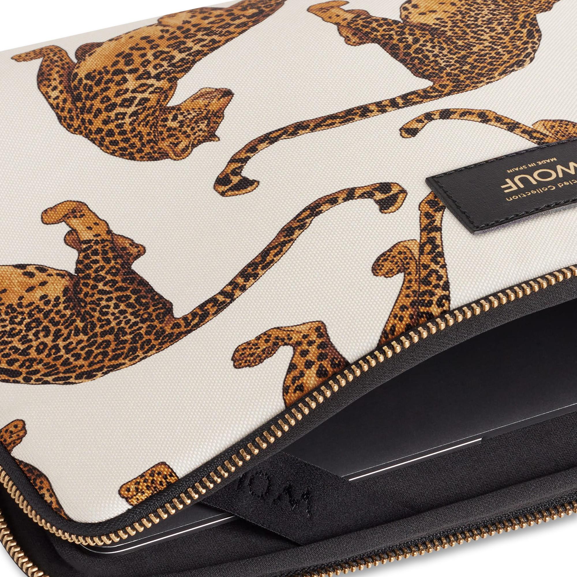 Wouf The Leopard Étui pour ordinateur portable 