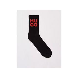 HUGO 3P QS RIB STENCIL CC Lot de 3 paires de chaussettes, hauteur mollet 