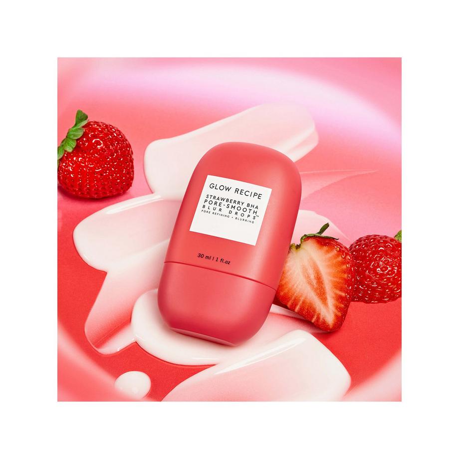Glow Recipe Strawberry  BHA Pore-Smooth Blur Drops - Siero per restringere i pori  