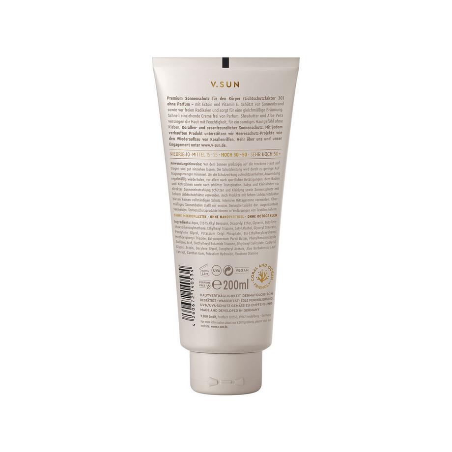 V.SUN Sun Body Cream Perf Free SPF30 Sun Cream Body SPF 30 Perfume Free 