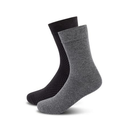 Manor Man  Lot de 2 paires de chaussettes, hauteur mollet 