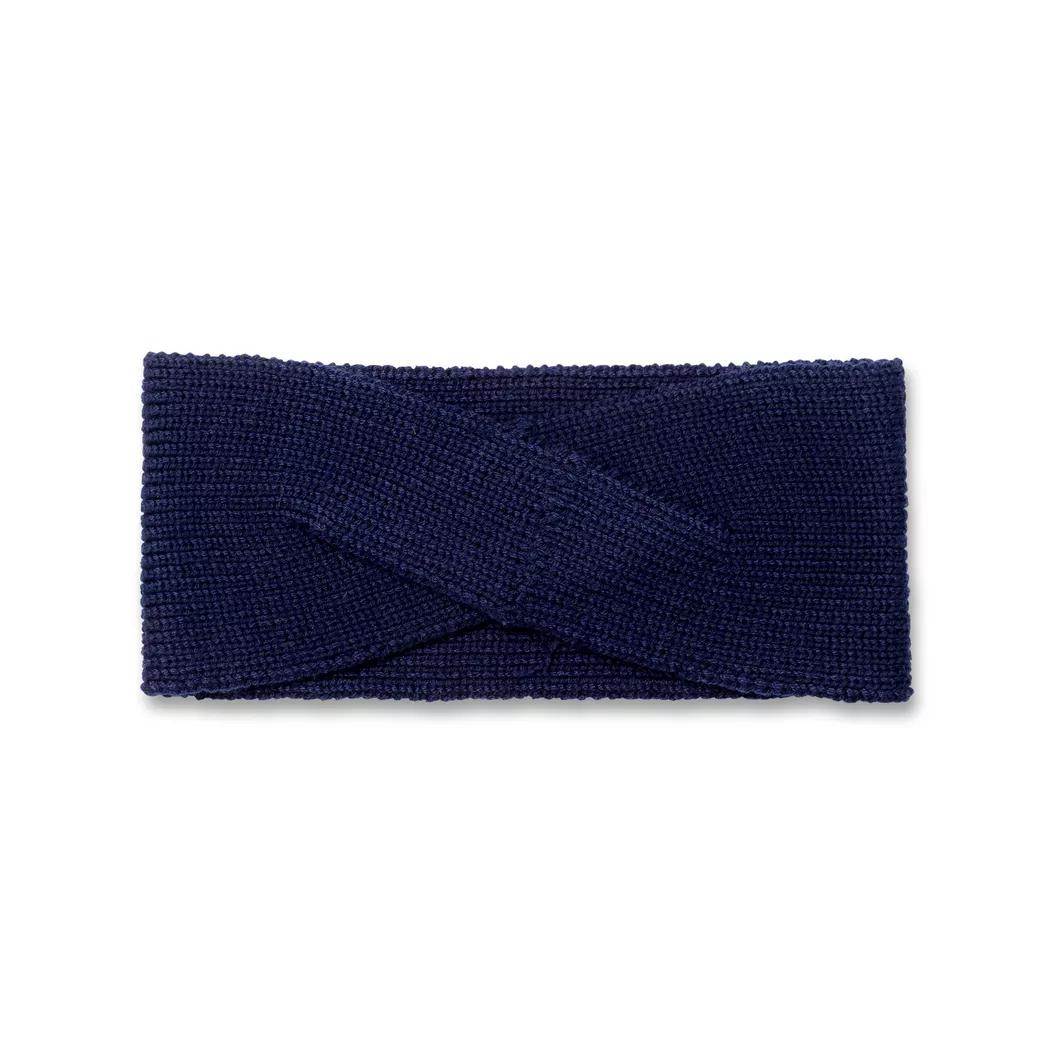 Manor Woman Knitted Headband Navy Onesize