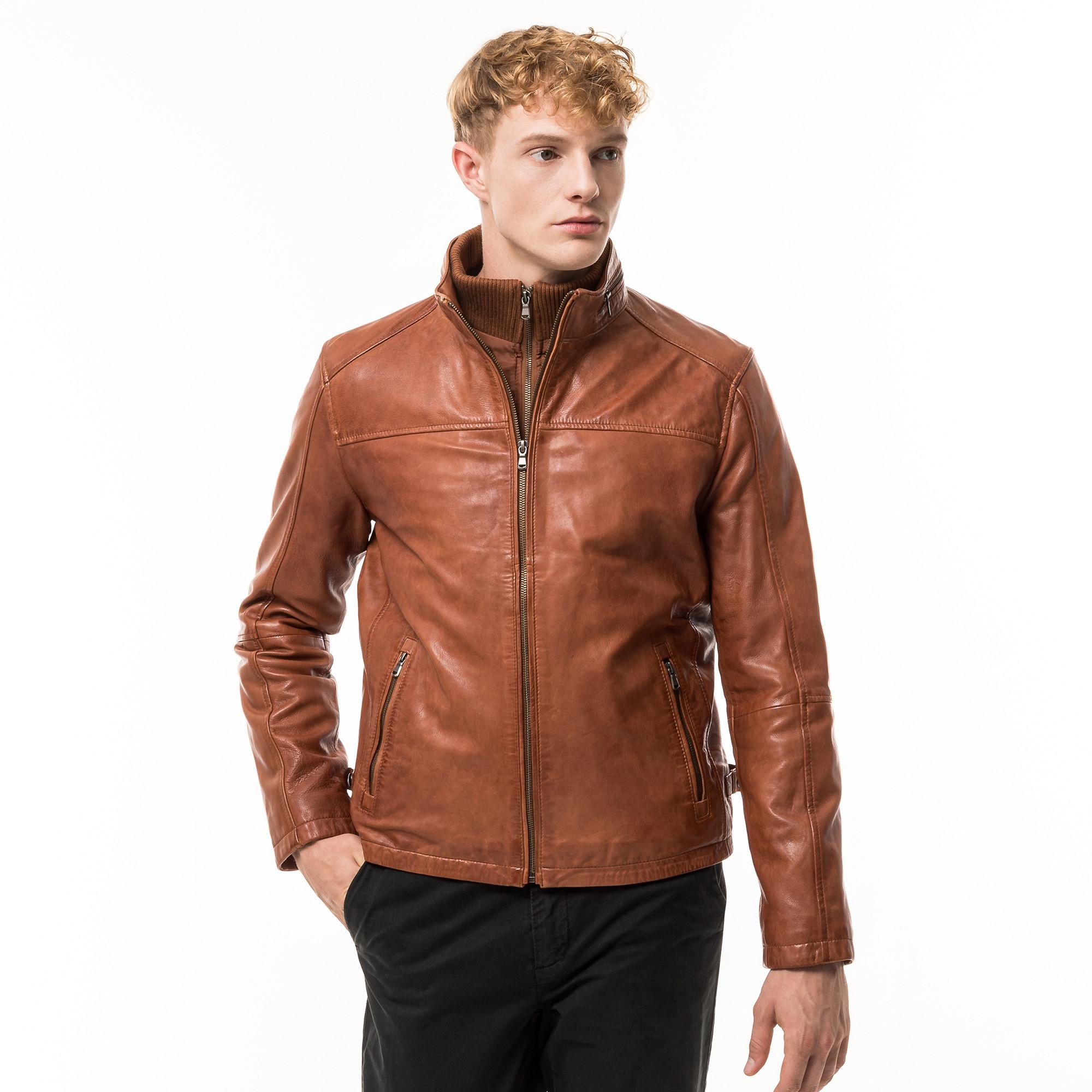 Manor Man  Veste en cuir 