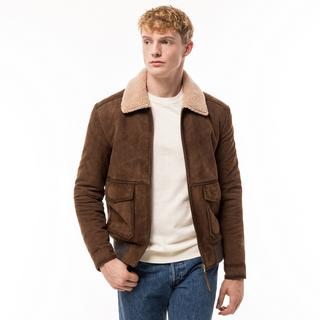 Manor Man  Veste en cuir 