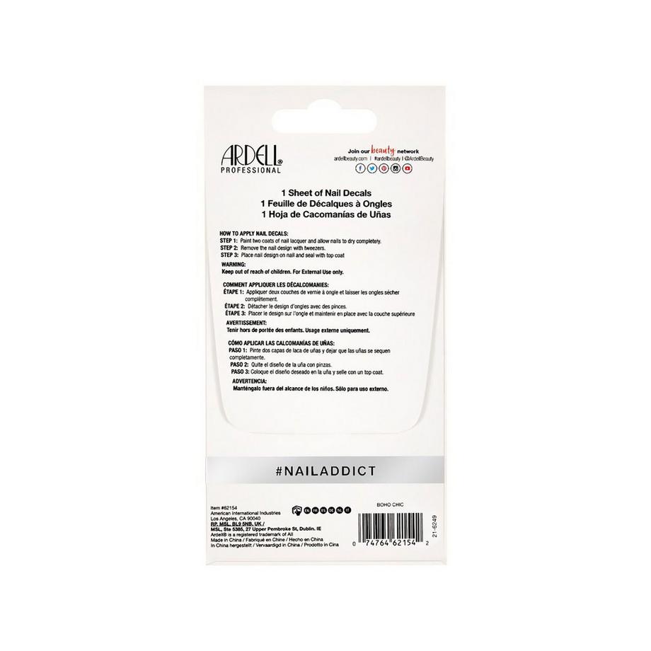 ARDELL  Nail Addict Nail Art Decals - Boho Chic  