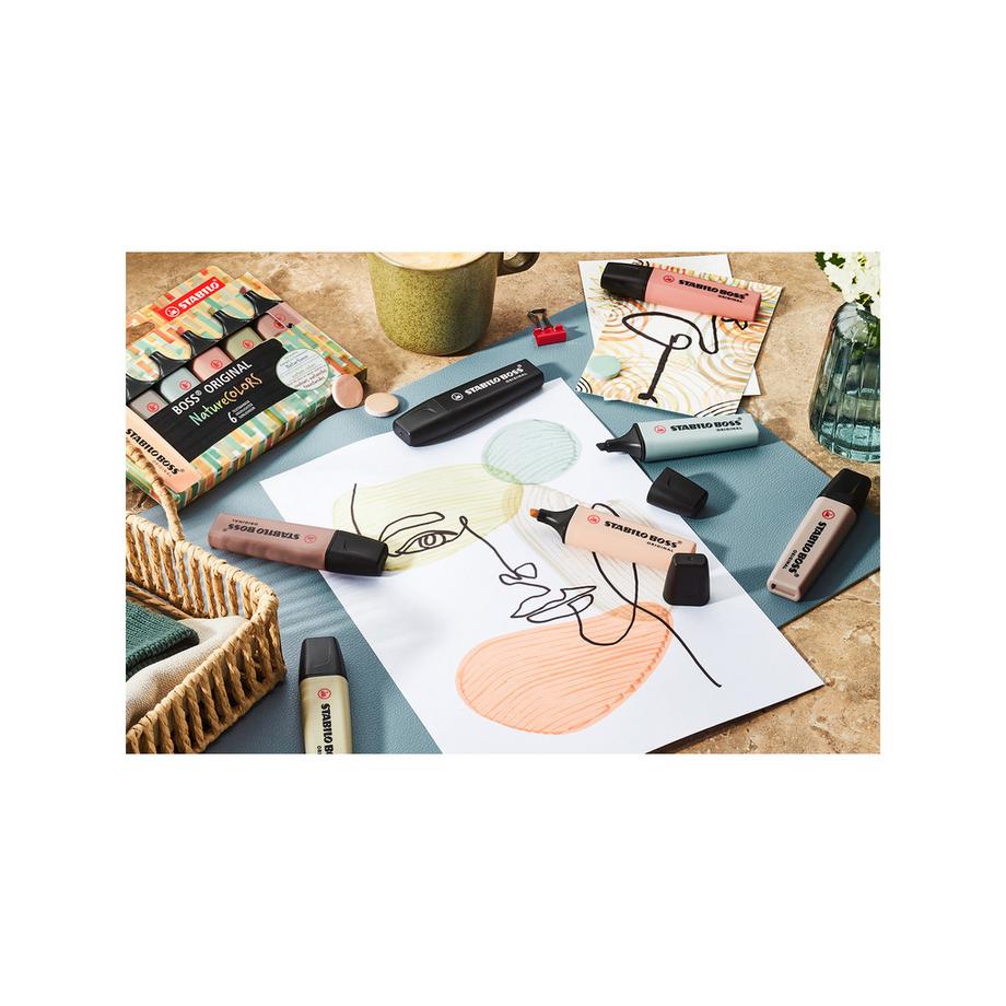 STABILO Textmarker Set BOSS NatureColors 4er 