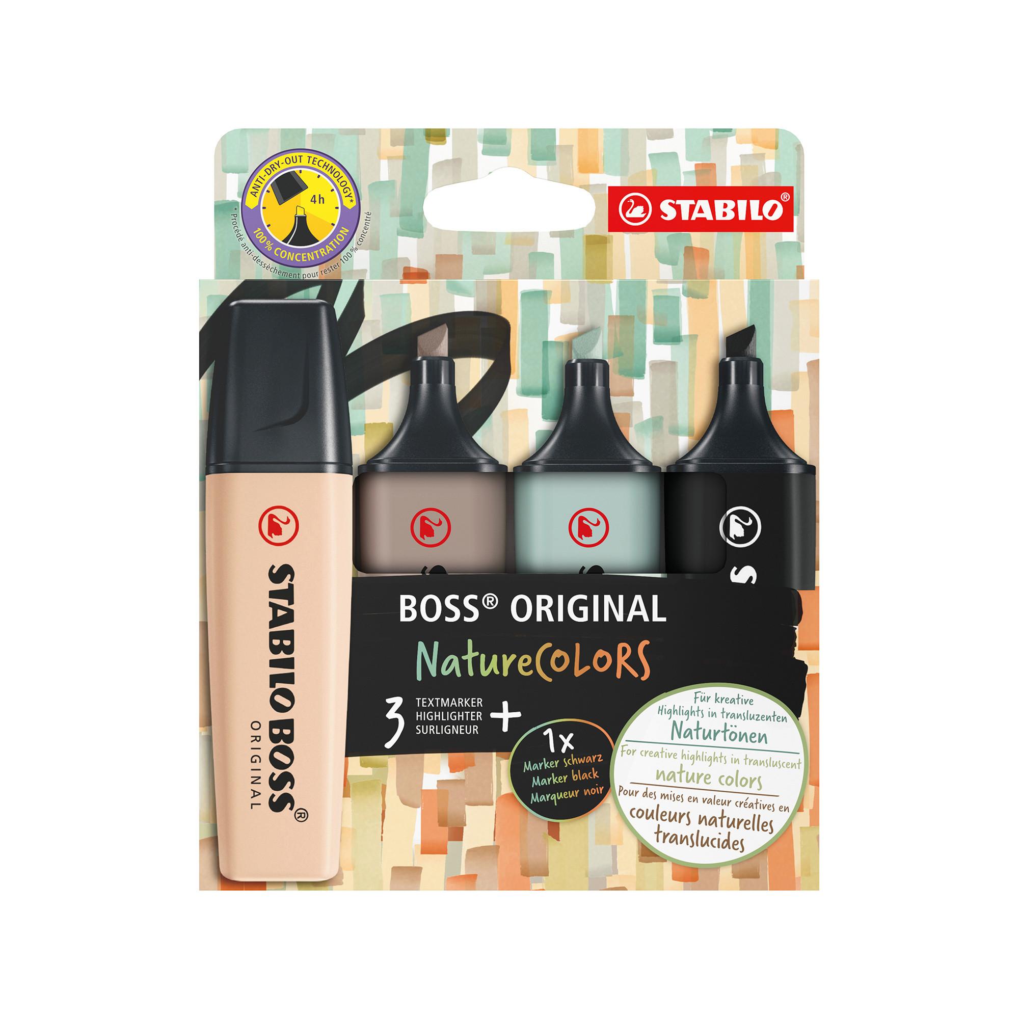 STABILO Set evidenziatori BOSS NatureColors 4er 