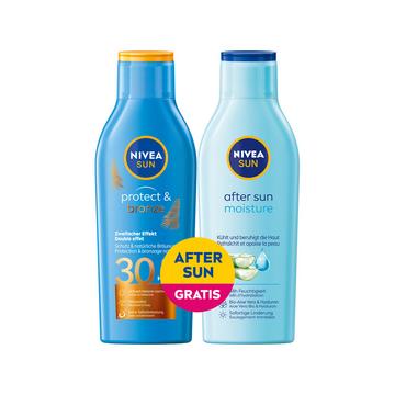 Mixpack Lotion Solaire Protect & Bronze FPS 30 + Lotion de Soin After Sun