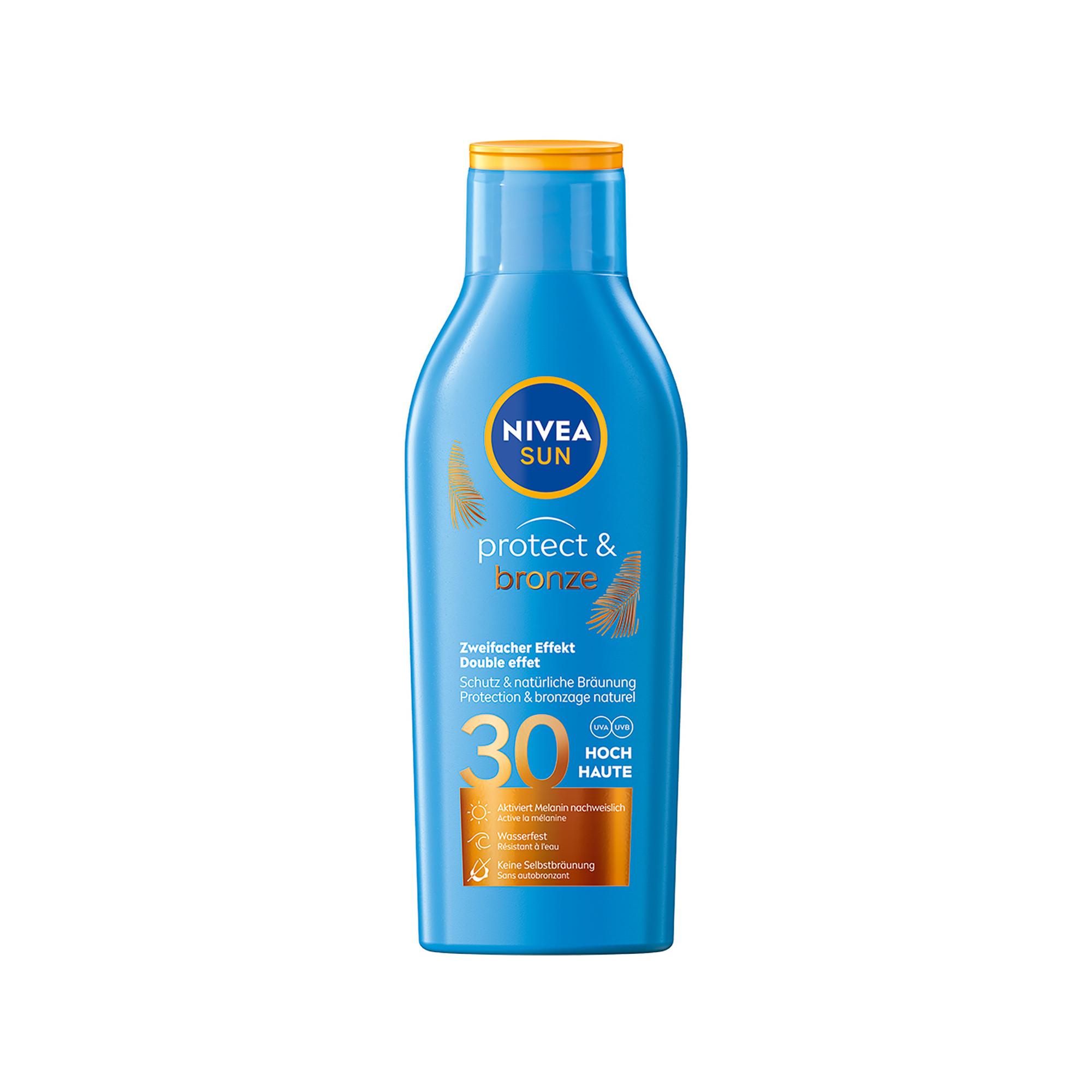 NIVEA SUN  Mixpack Lotion Solaire Protect & Bronze FPS 30 + Lotion de Soin After Sun 