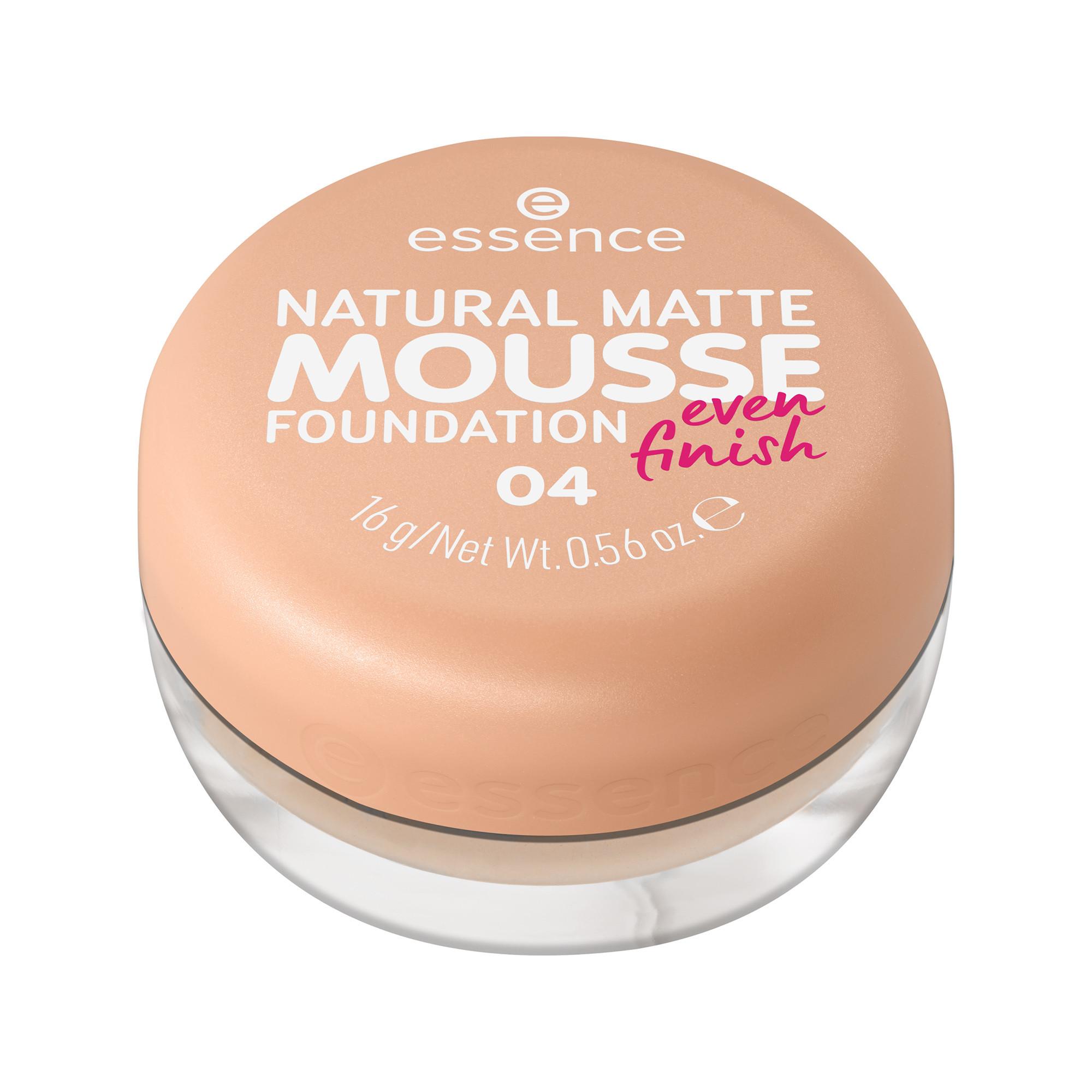 essence essence NATURAL MATTE MOUSSE FOUNDATION 02 Natural Matte Mousse Foundation 