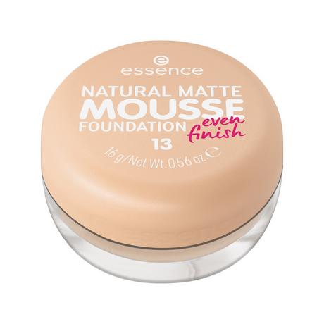 essence essence NATURAL MATTE MOUSSE FOUNDATION 02 Natural Matte Mousse Foundation 