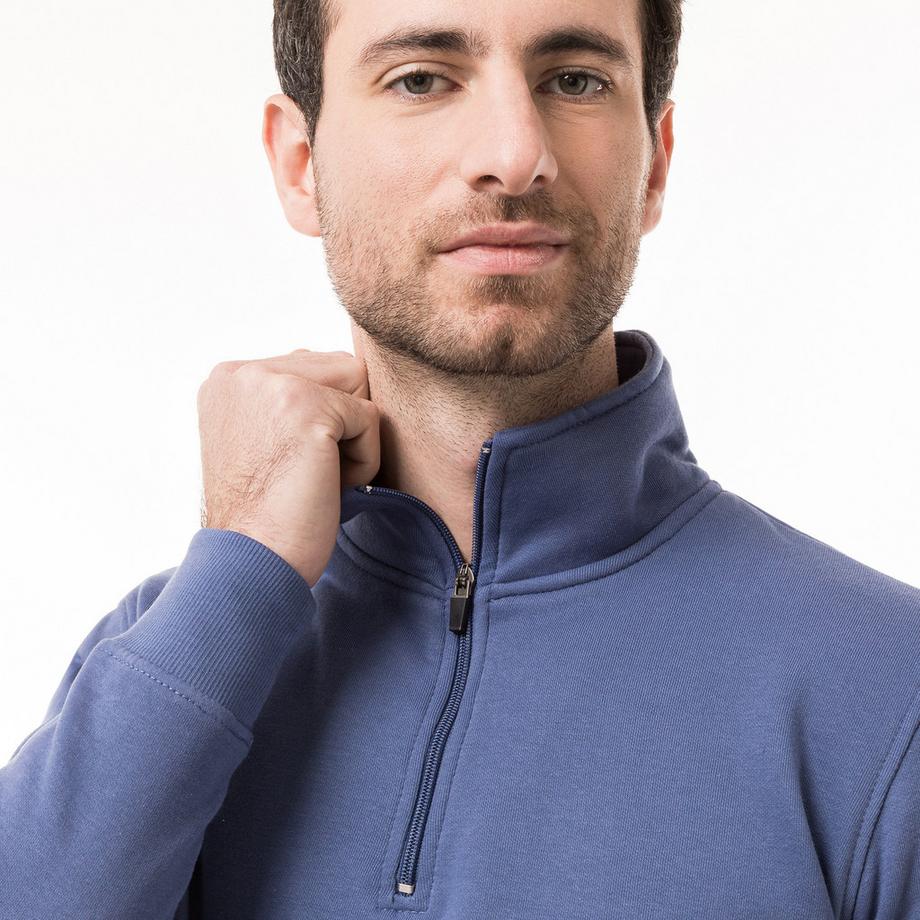 Manor Man Sweatshirt Quarter Zip Loose Fit  