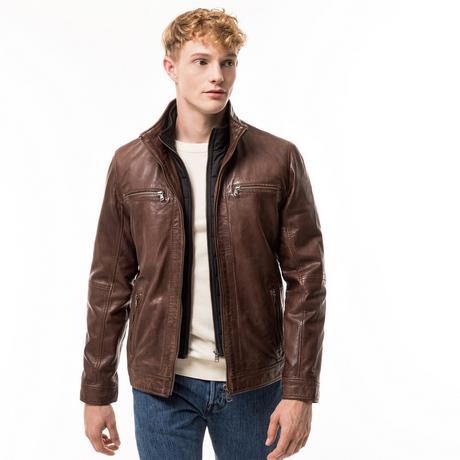 Manor Man  Veste en cuir 