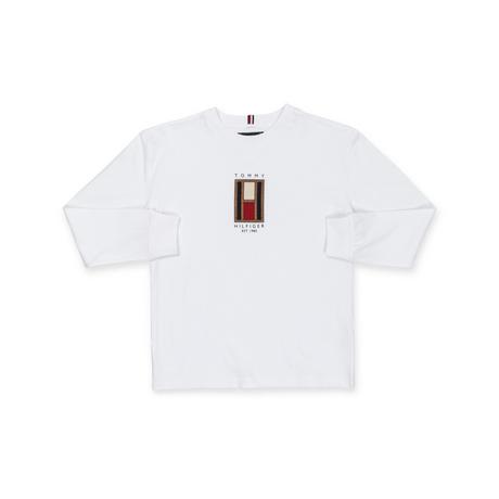 TOMMY HILFIGER  T-shirt, col rond, manches longues 