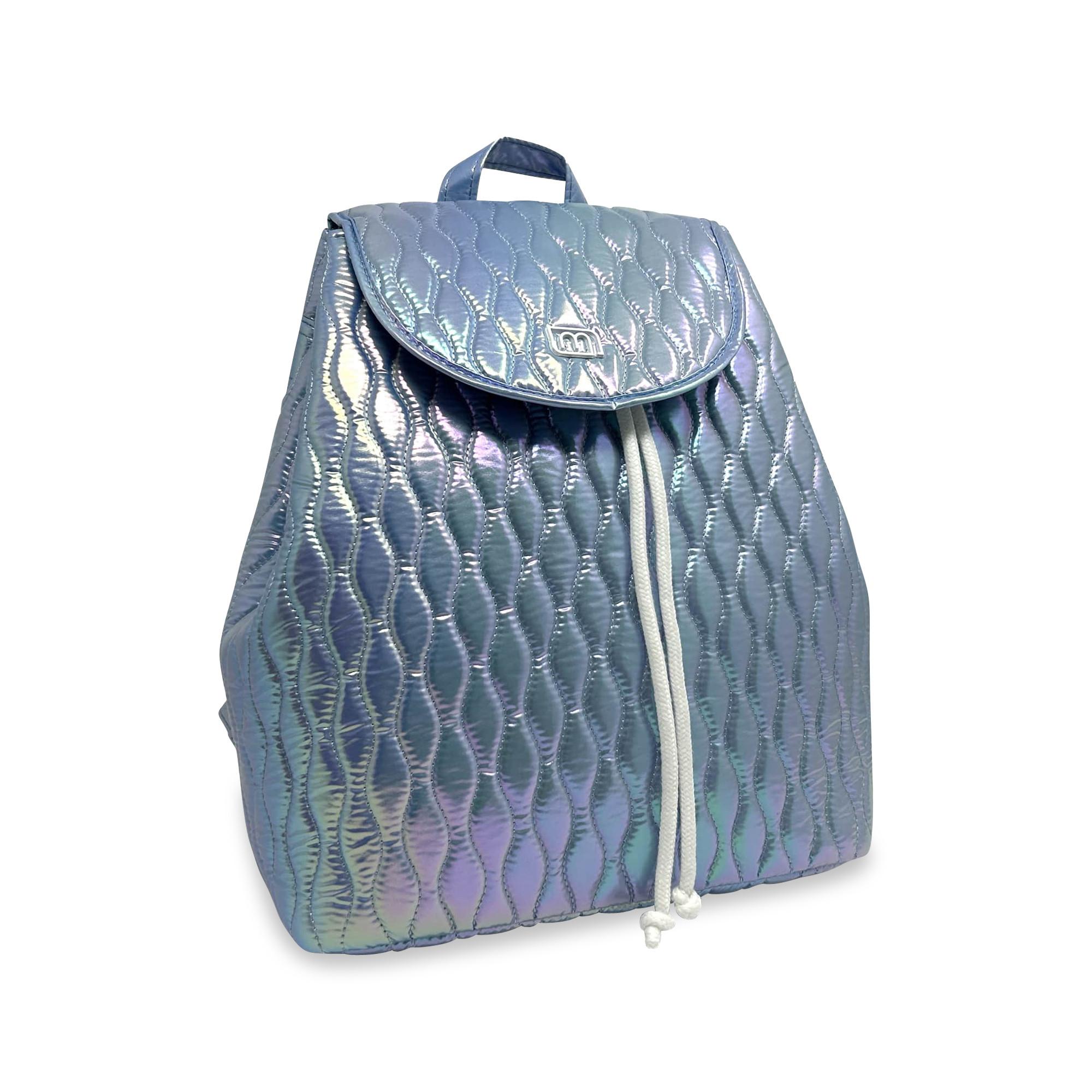 Image of Praktischer Sommerrucksack Greta Mit Adjustable Shoulder Straps Unisex Aqua 25X13X30.5CM