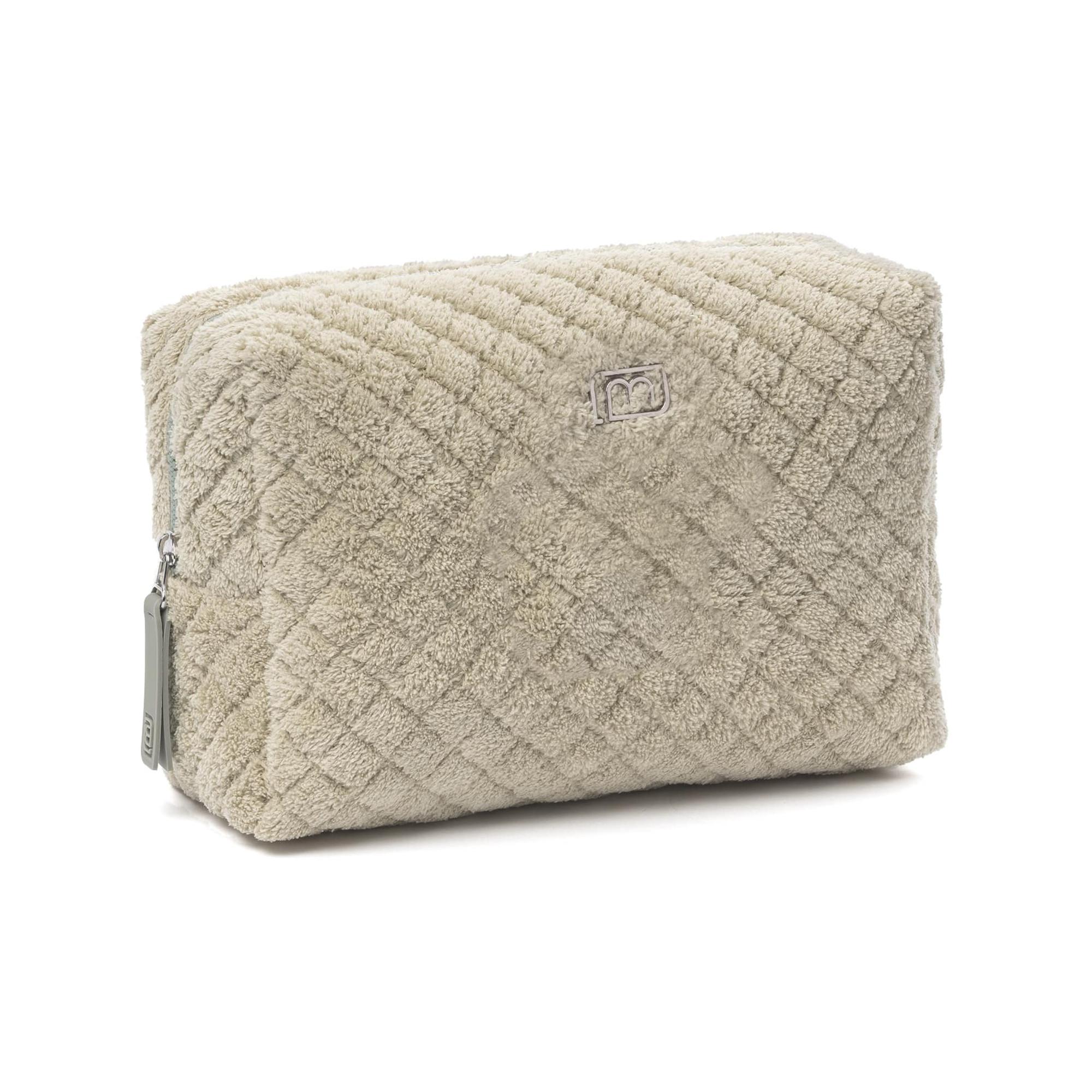 Image of Toilettenkoffer Cocoon Mit Groses Hauptfach Und Mehrere Innentaschen Unisex Ecru 26X10X17CM