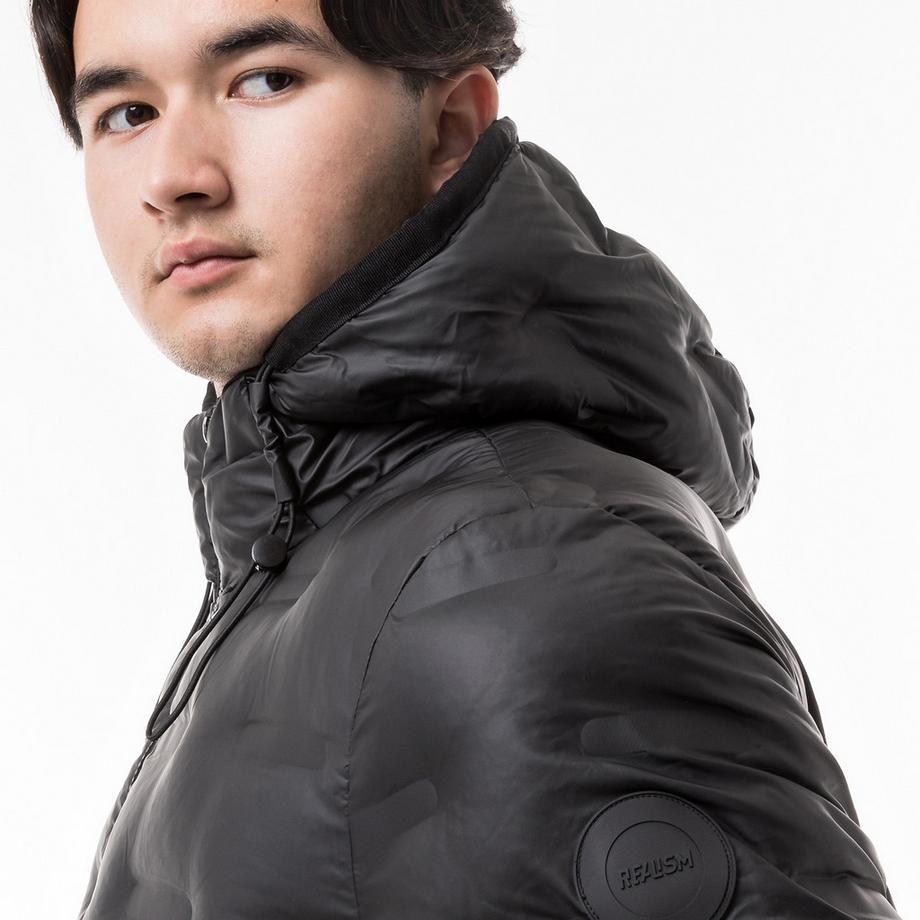 Manor Man Wattierte Jacke ohne Kapuze  