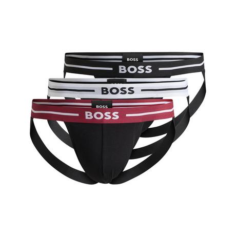 BOSS Jockstrap 3P Bold Slip, senza apertura, 3-pack 