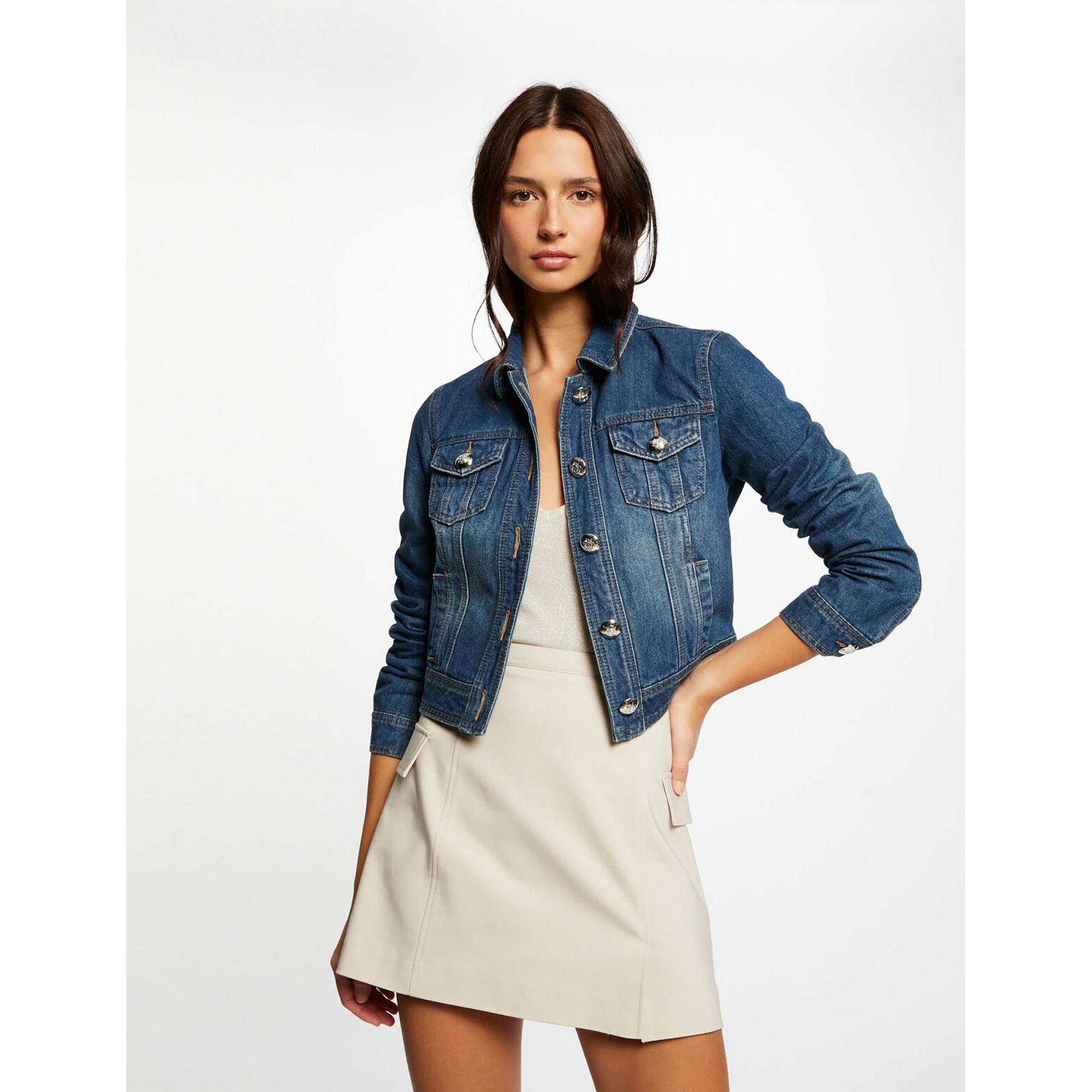 Image of Jacke Damen Blau Denim 42