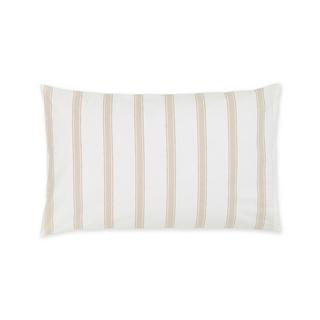 Manor Malmo Taie d'oreiller Jacquard Rayée  