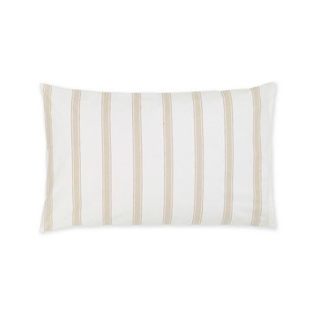 Manor Malmo Taie d'oreiller Jacquard Rayée  