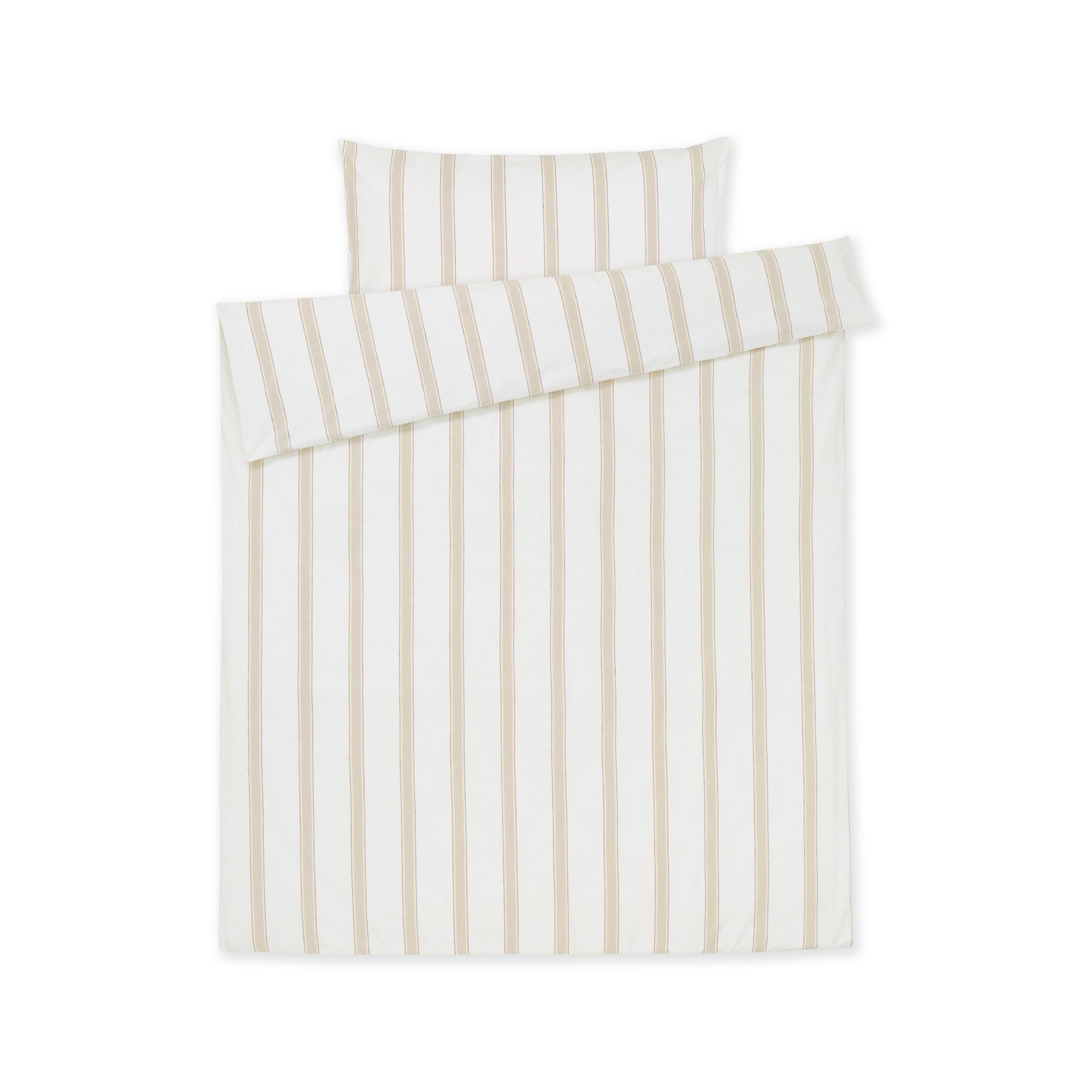 Manor Malmo Taie d'oreiller Jacquard Rayée  