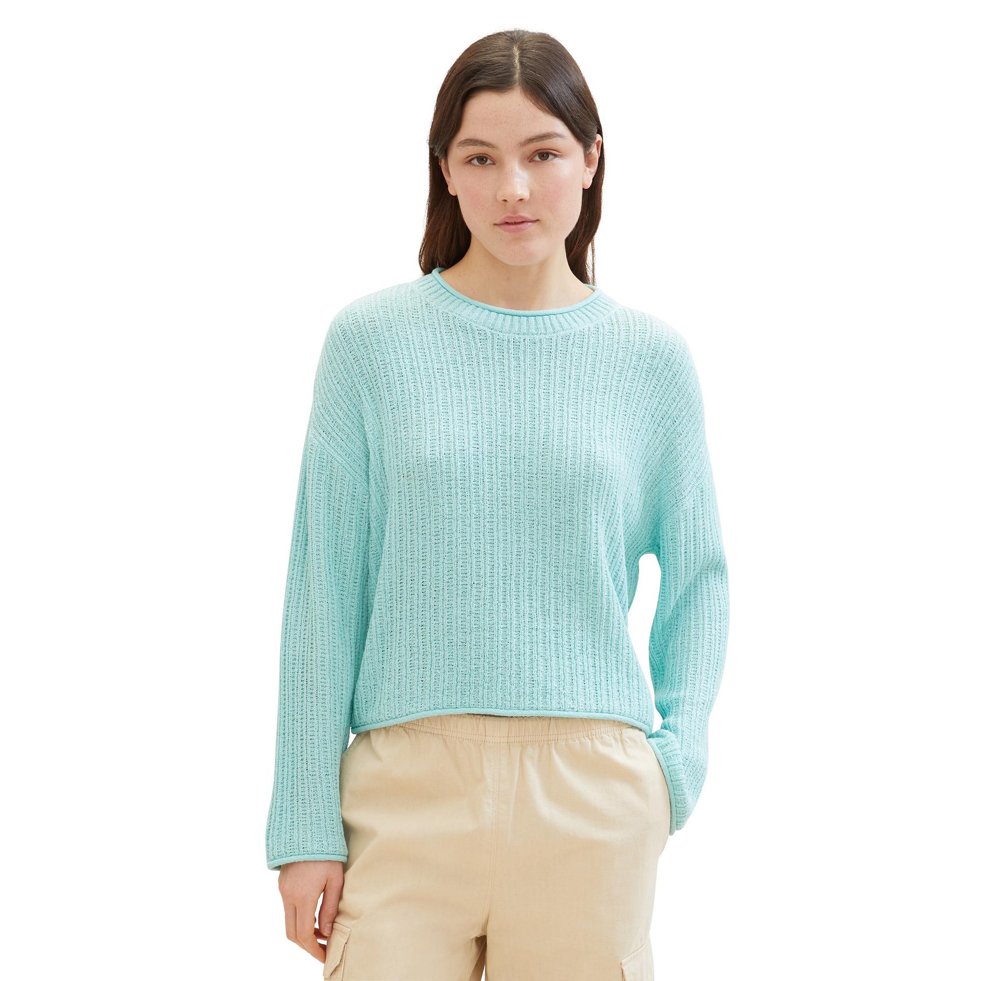 Image of Pullover Damen Hellblau L