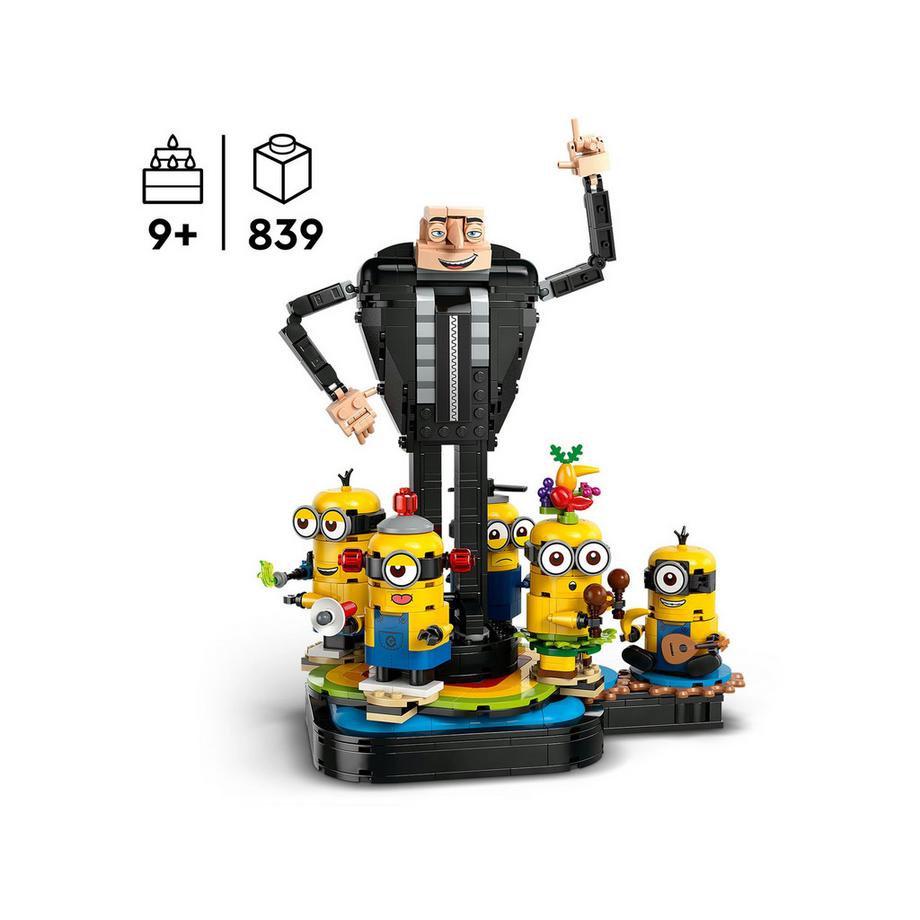LEGO®  75582 Gru und die Minions aus LEGO® Steinen 