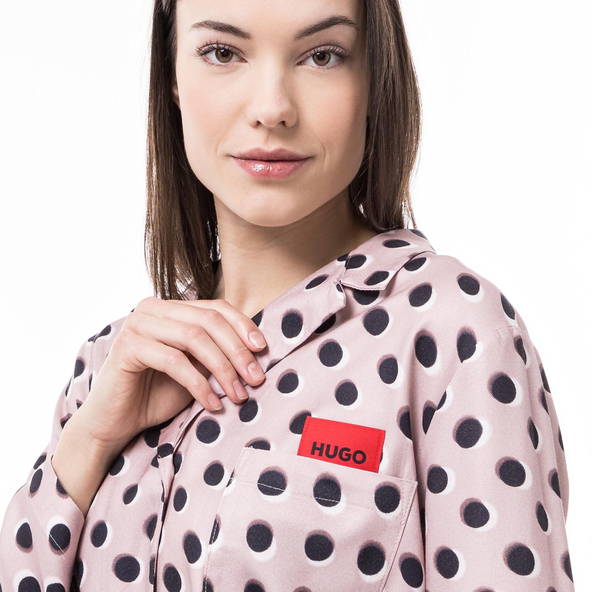 HUGO ELLE_PYJAMA SHIRT Haut de pyjama, manches longues 