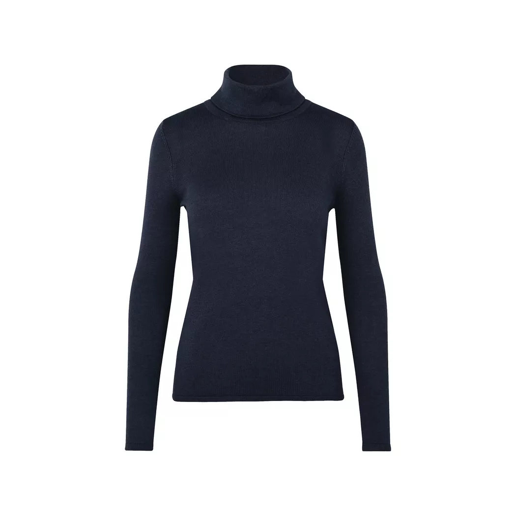 ROSEMUNDE - Pullover, Rollkragen, für Damen, Marine, Größe XS