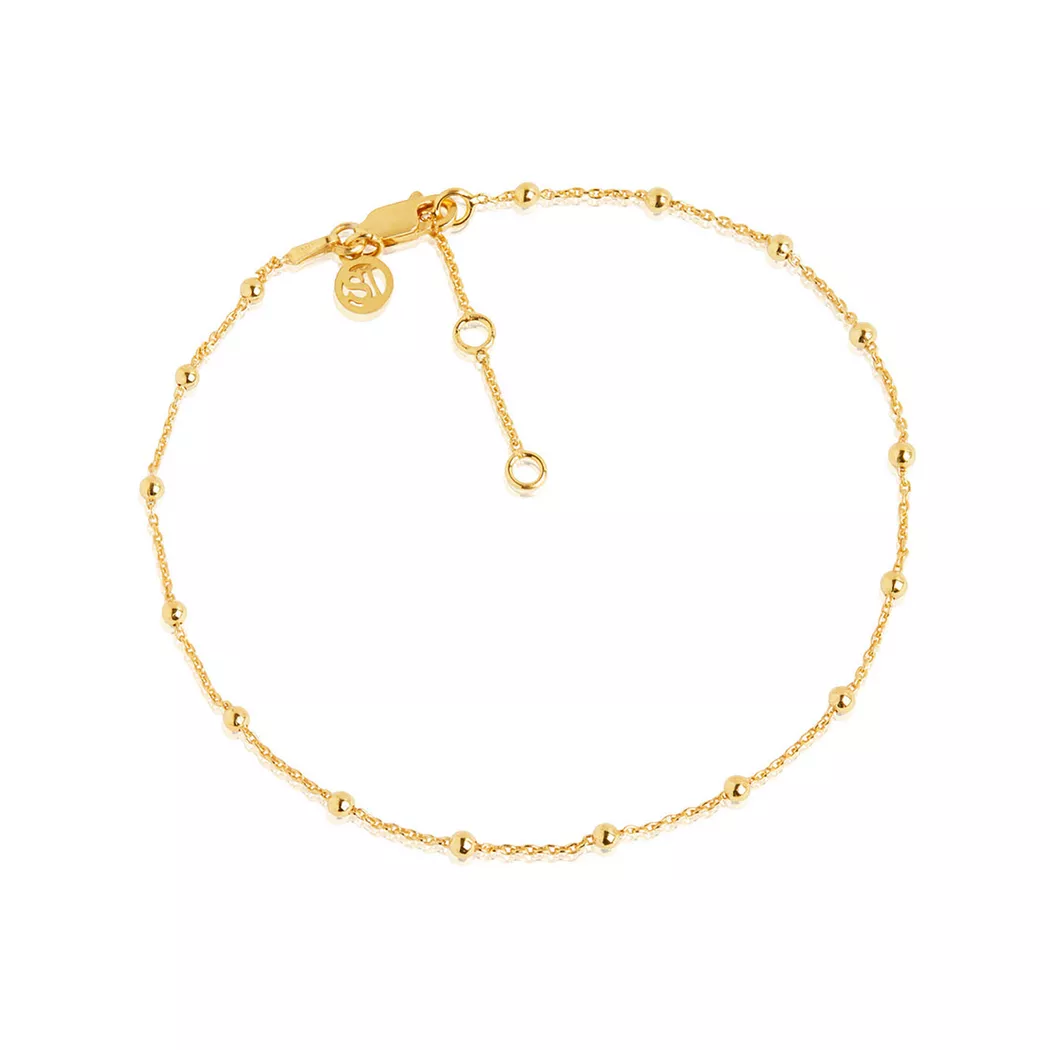Sif Jakobs - Fusskette, Ankle Chain, 26cm, Gold