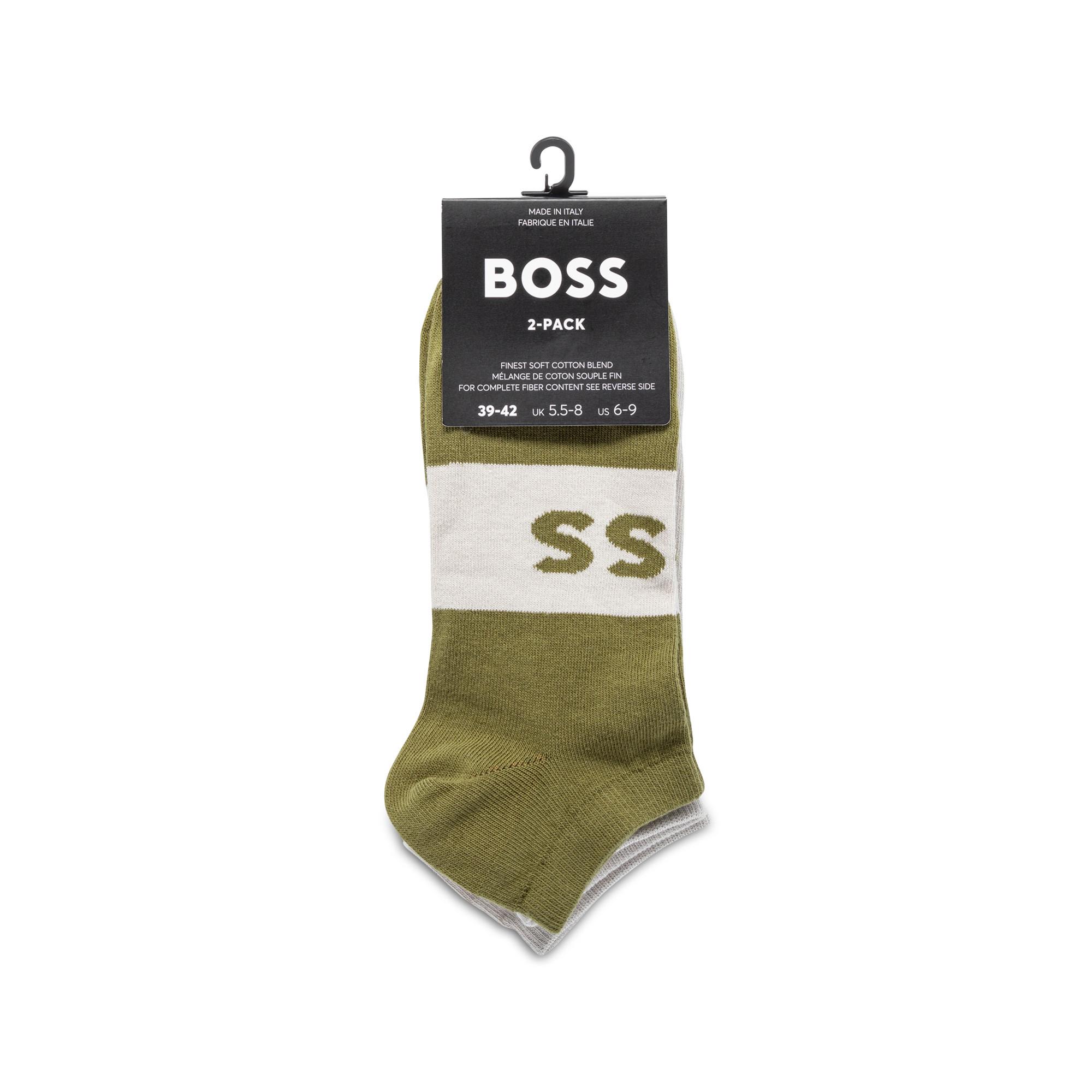 BOSS Sneaker 2Pack Logo Lot de 2 paires de chaussettes sneakers 