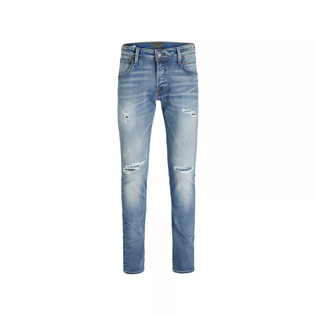 Jack & Jones - Jeans, Slim Fit, für Herren, Blau Denim, Größe W33/L32
