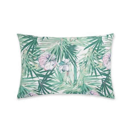 FAZZINI Fortunei Federa con stampa a foglie tropicali  