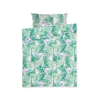 FAZZINI Fortunei Federa con stampa a foglie tropicali  