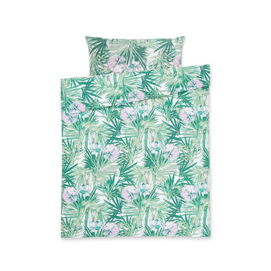 FAZZINI Fortunei Taie d'oreiller imprimé feuilles tropicales  