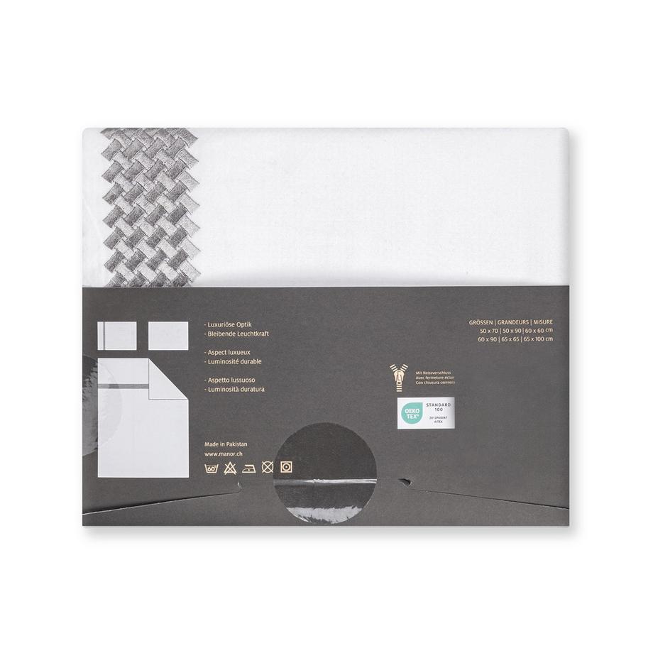 Manor Centoventi Taie d'oreiller Jacquard  