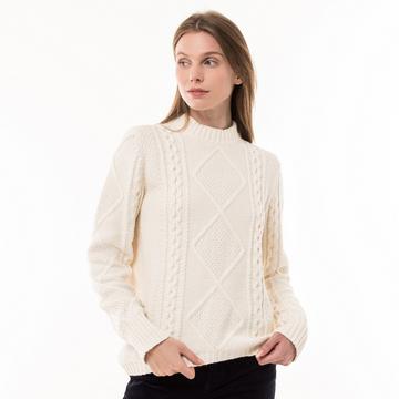 Maglione girocollo, maniche lunghe