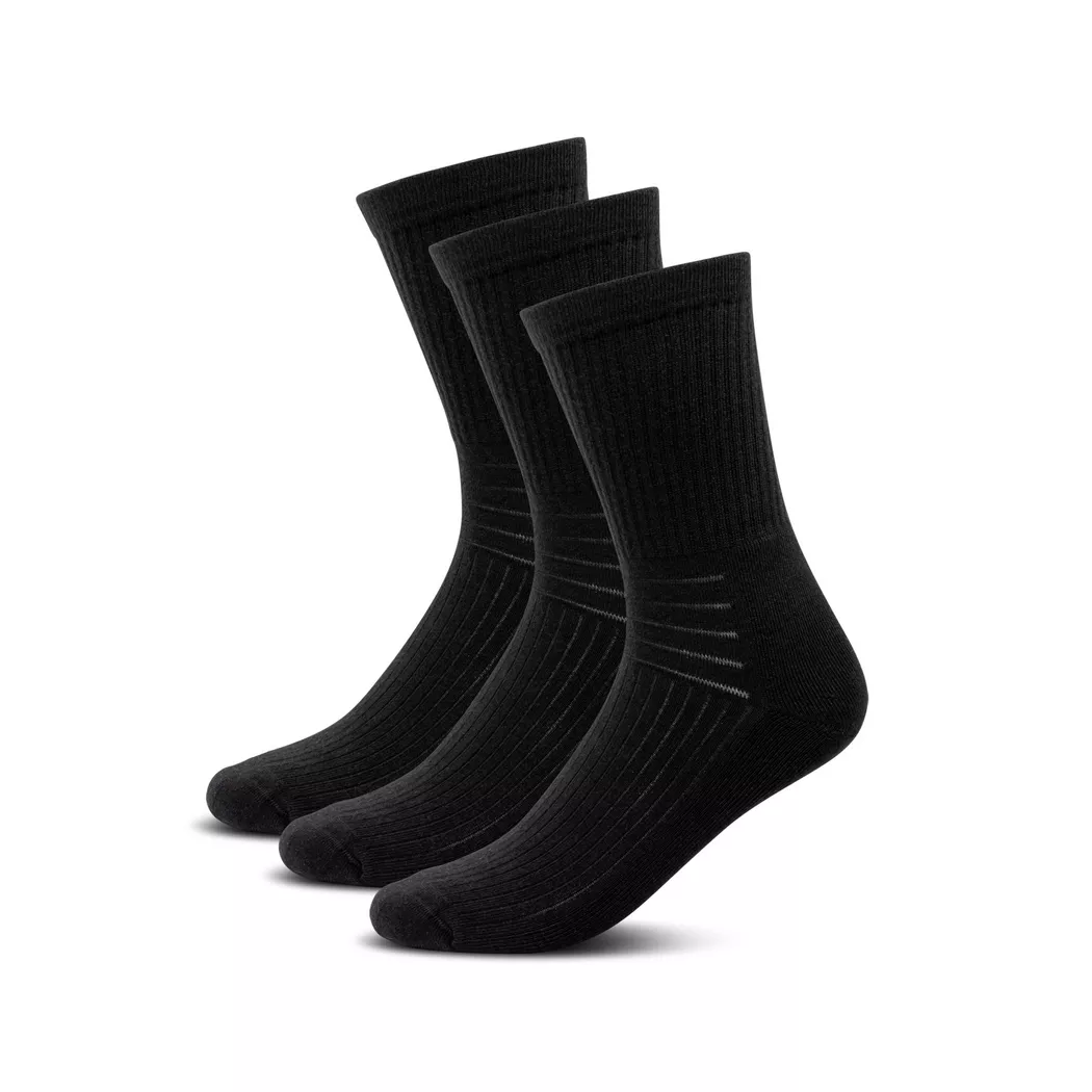 Manor Sport Triopack Mid Sport Socks Black 39-42