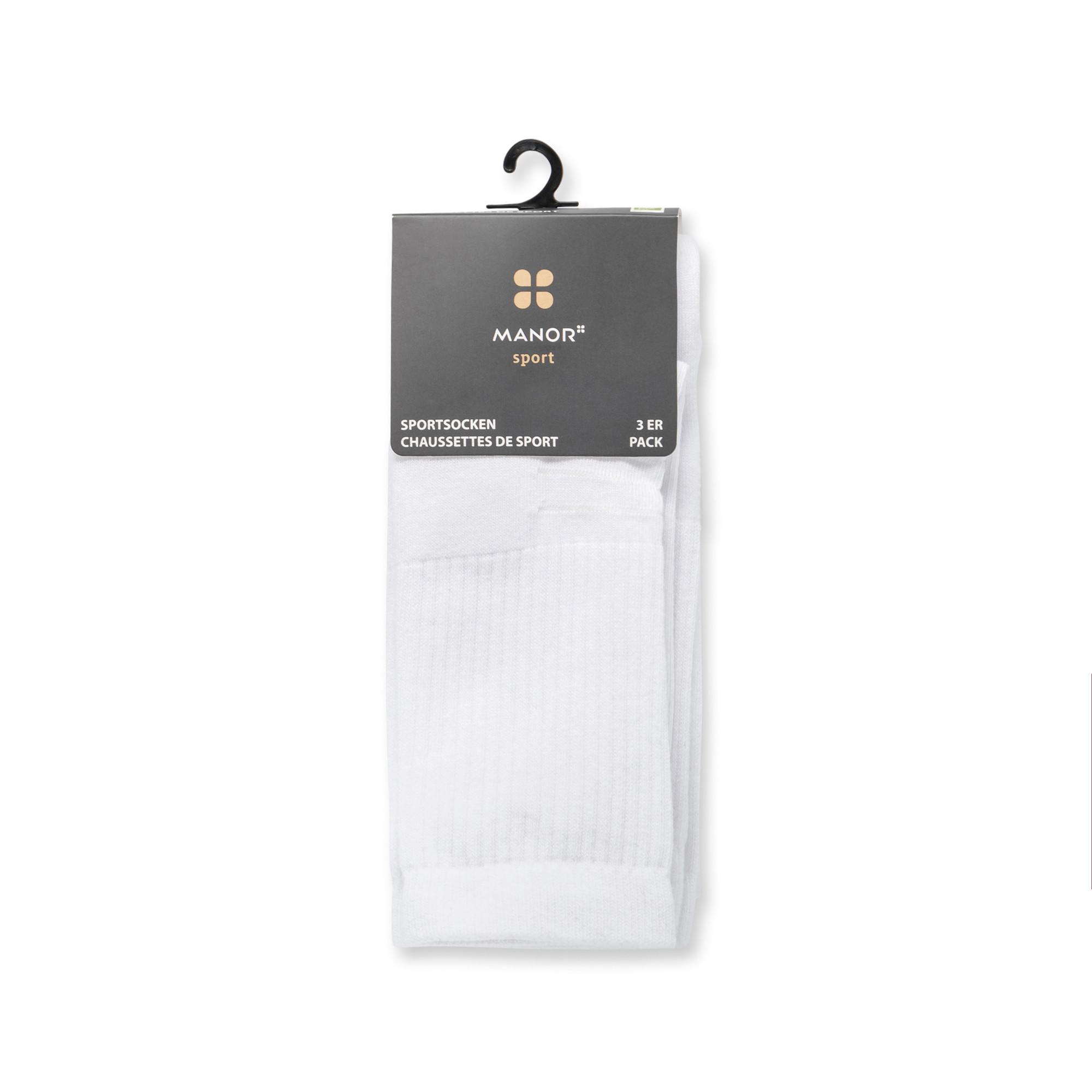 Manor Sport Lot de 3 paires de chaussettes de sport hauteur mollet  