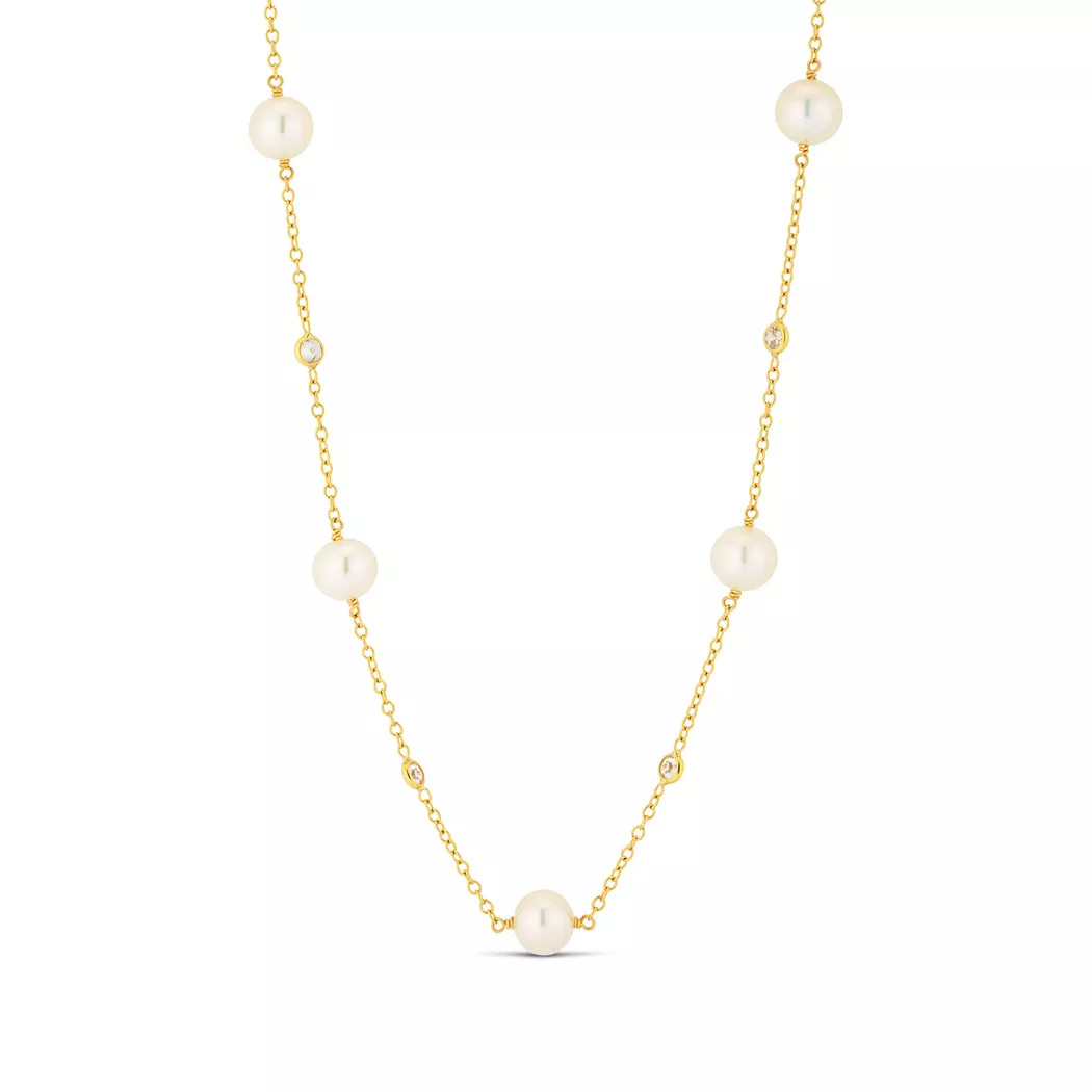 Puro® - Halskette, 44cm, Gelbgold 2