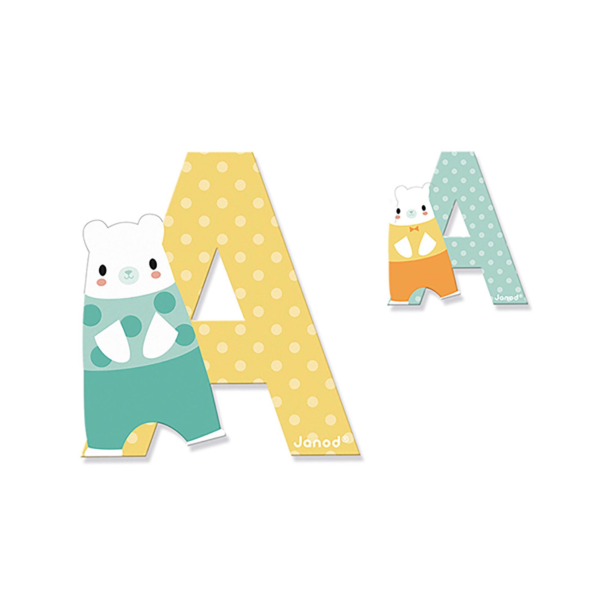Janod  Holz Buchstabe A, Zufallsauswahl 
