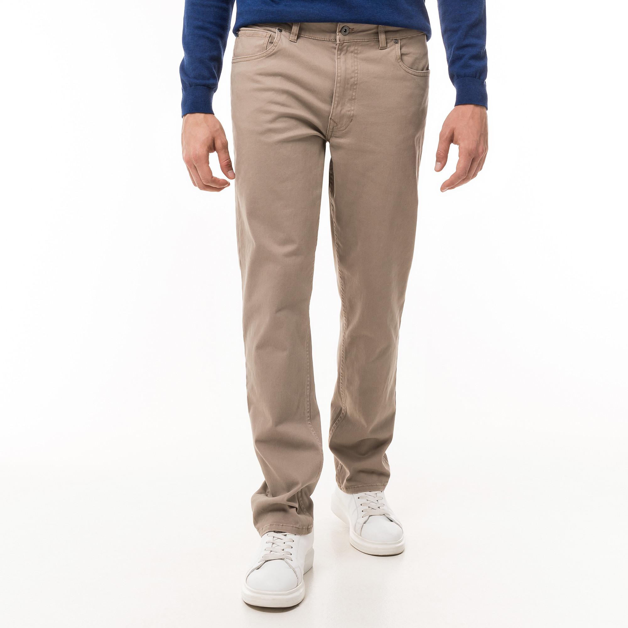 Image of Hose, Regular Fit Herren Taupe L30/W34