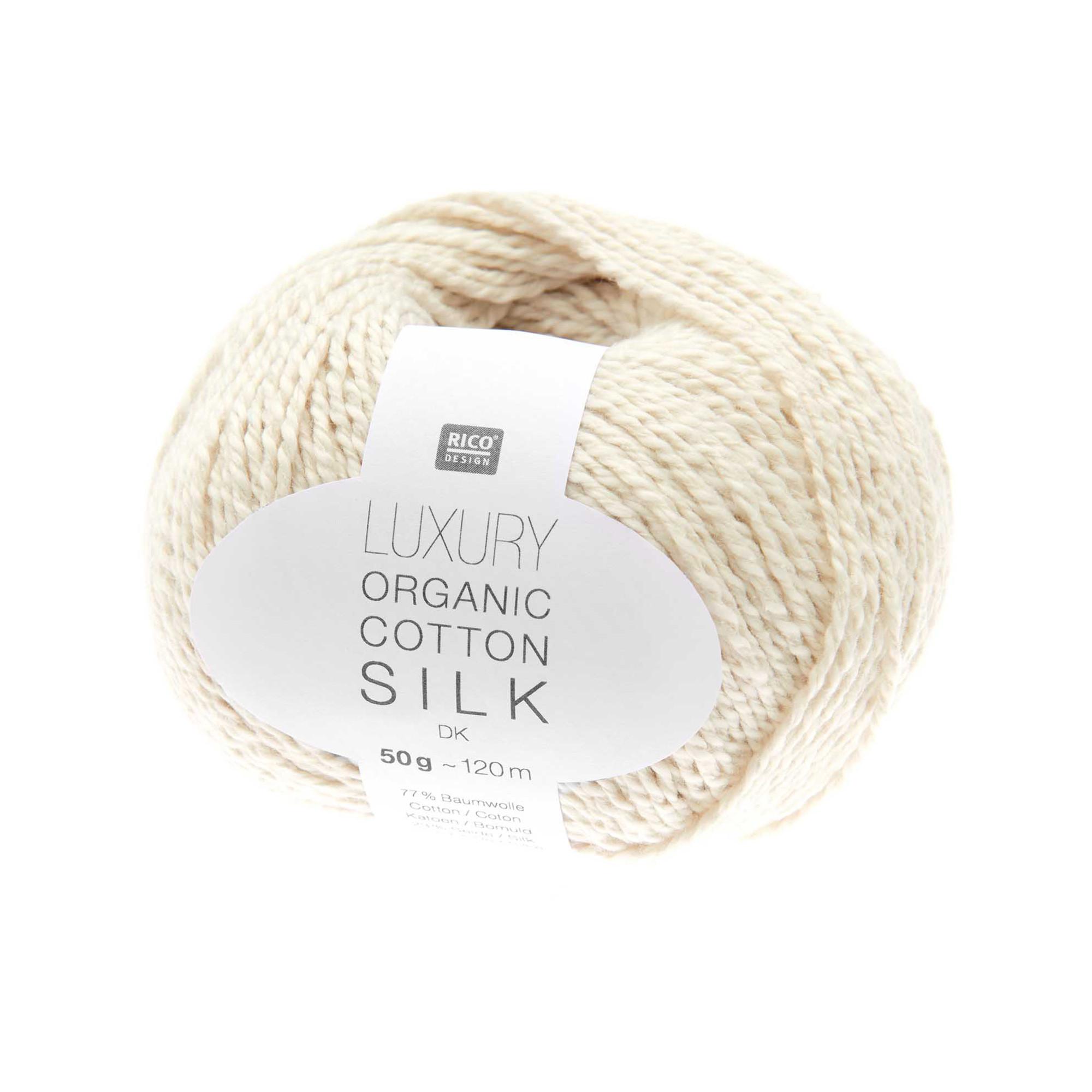 RICO-Design Filato per maglieria Luxury Organic Cotton Silk dk 