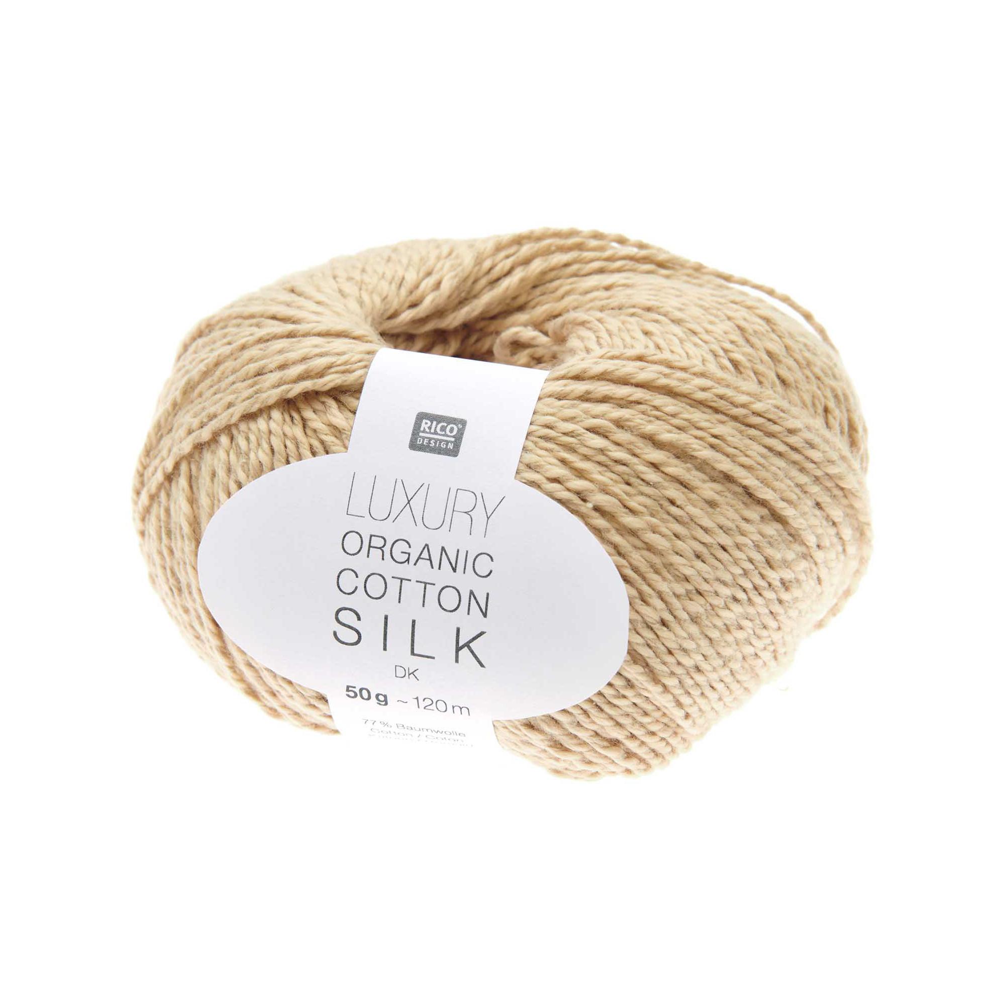 RICO-Design Strickgarn Luxury Organic Cotton Silk dk 